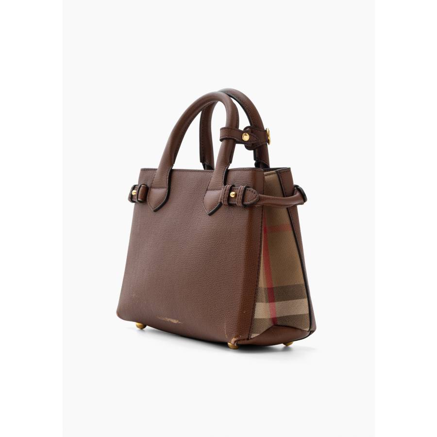 Brown leather bag