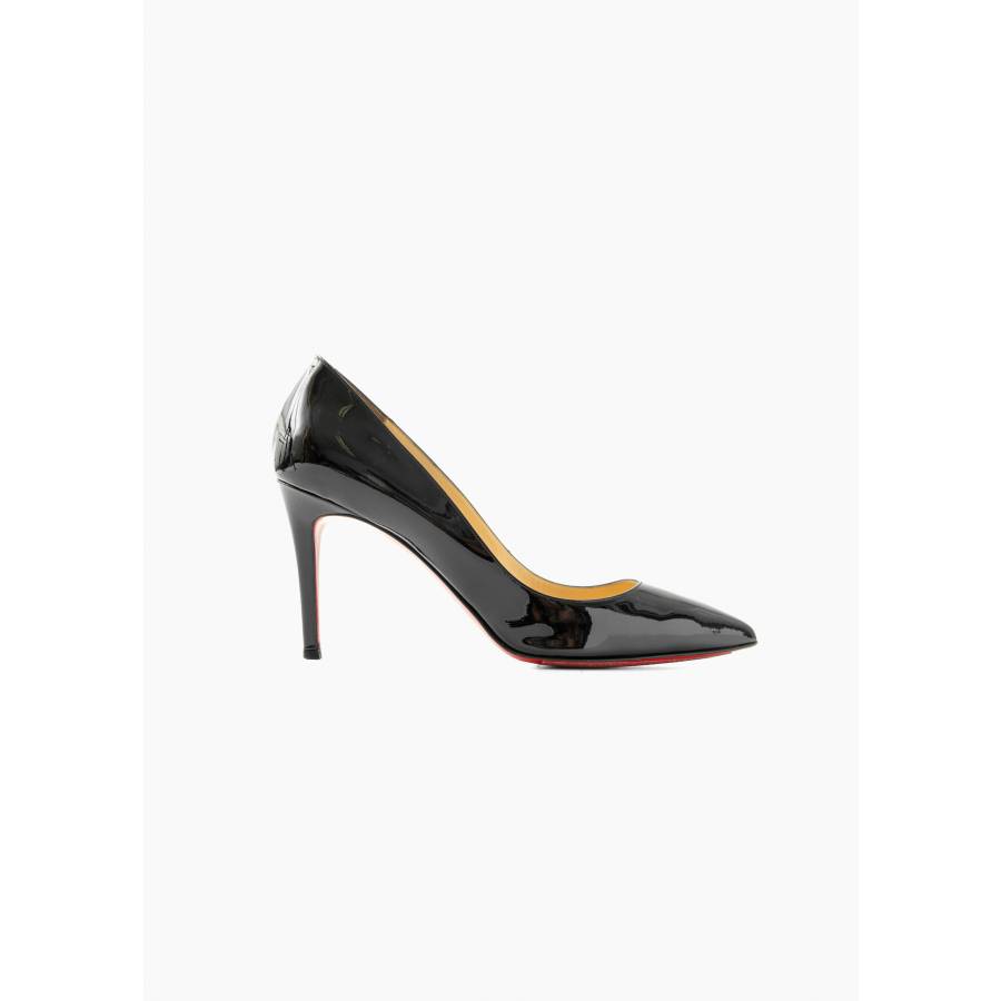 Pigalle-Pumps aus schwarzem Lackleder