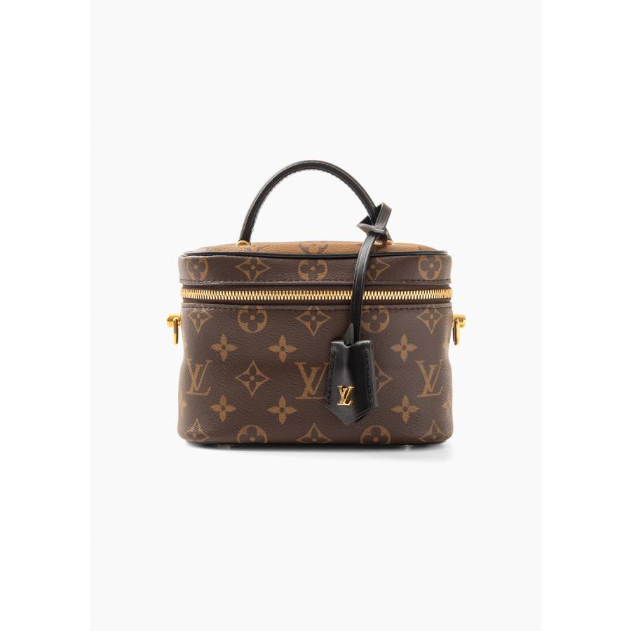 Sac Vanity en toile Monogram marron