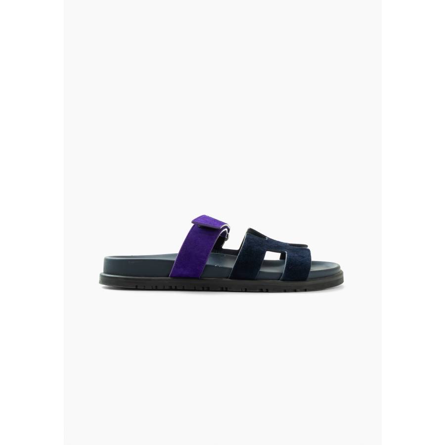 Chypres-Sandalen in Marine und Violett Majorette