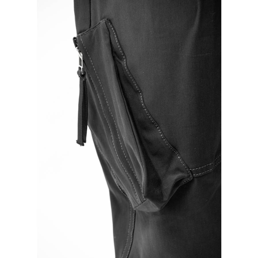 Black cargo pants