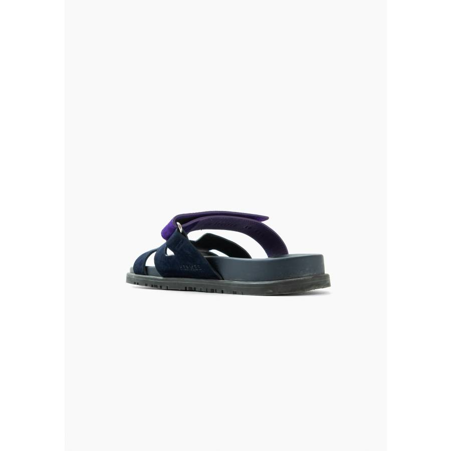 Chypres-Sandalen in Marine und Violett Majorette