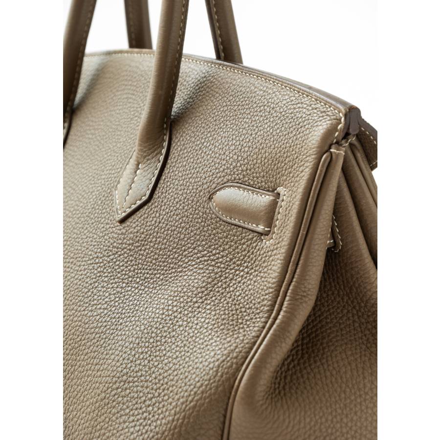 Birkin 35 bag in Clémence leather