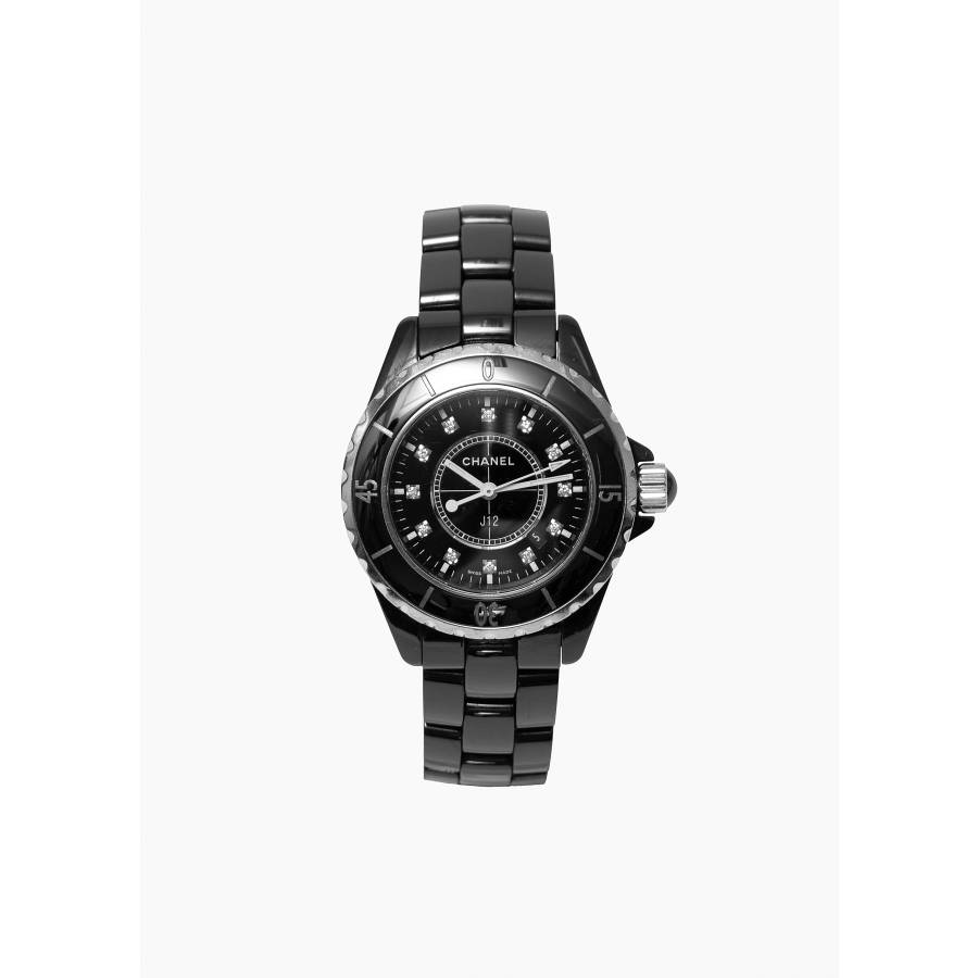 J12 ceramic and diamond watch