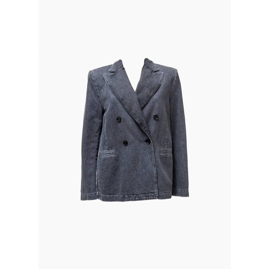 Blazer aus Denim MM6