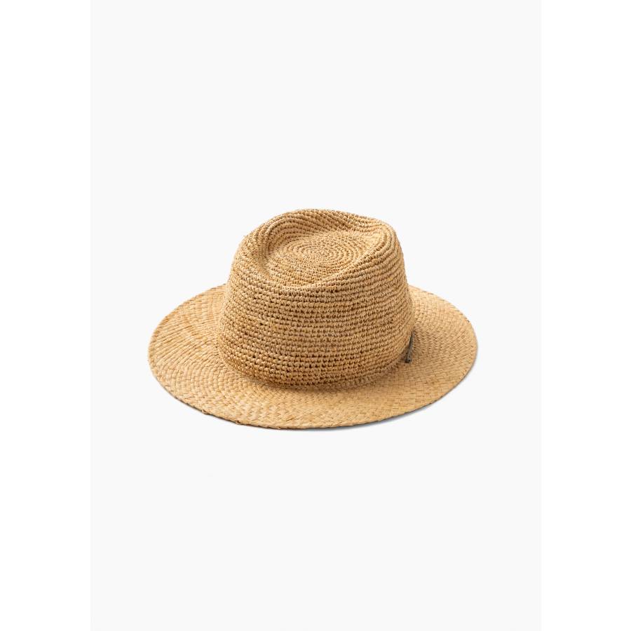 Chapeau fedora en raphia André