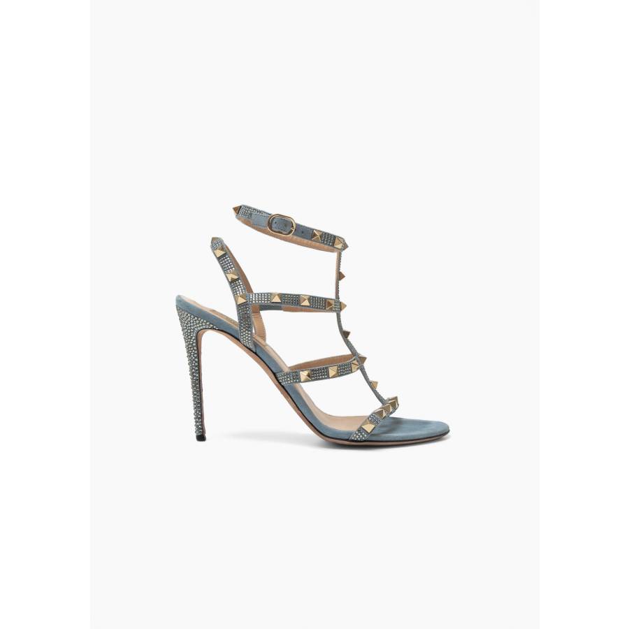 Rockstud Pumps hellblau