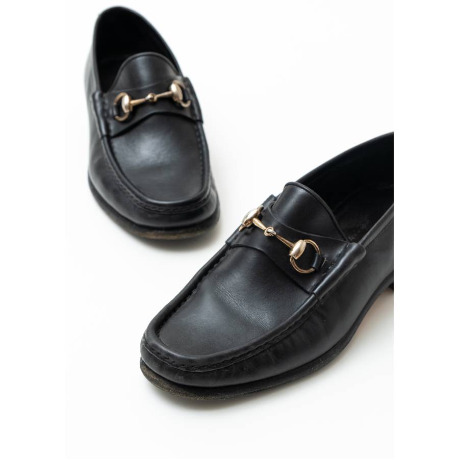 Mocassins Horsebit noirs