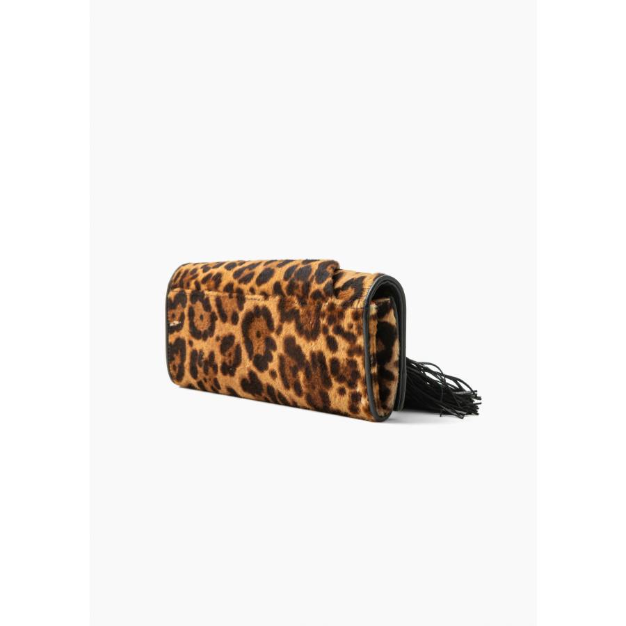 Leopard clutch bag