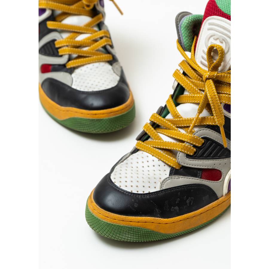 Demetra multicolored high-top sneakers