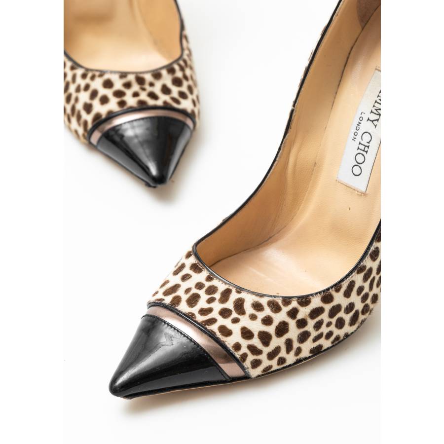 Escarpins Jimmy Choo imprime leopard