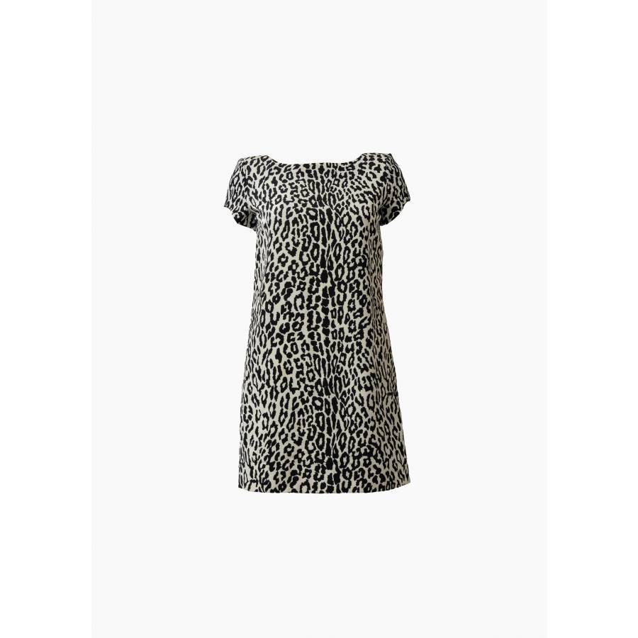 Kleid mit Leopardenmuster