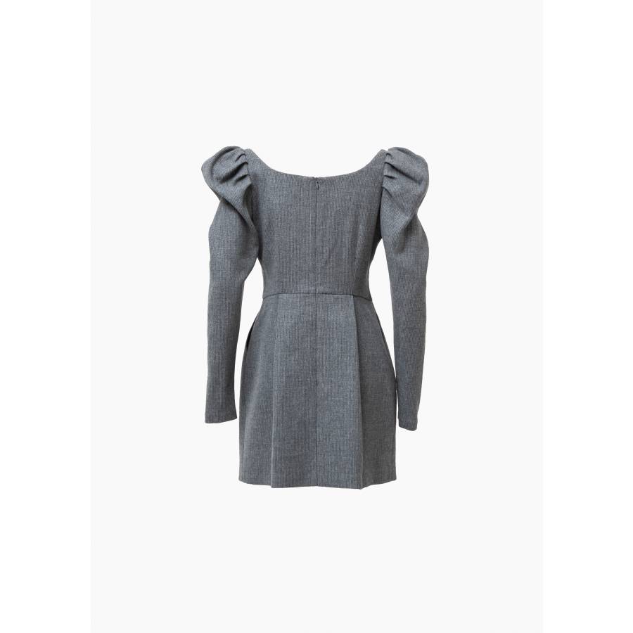 Mini-robe grise