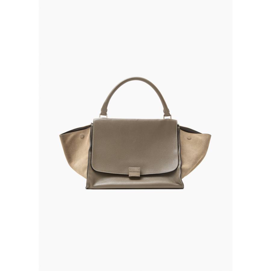 Trapeze taupe handbag