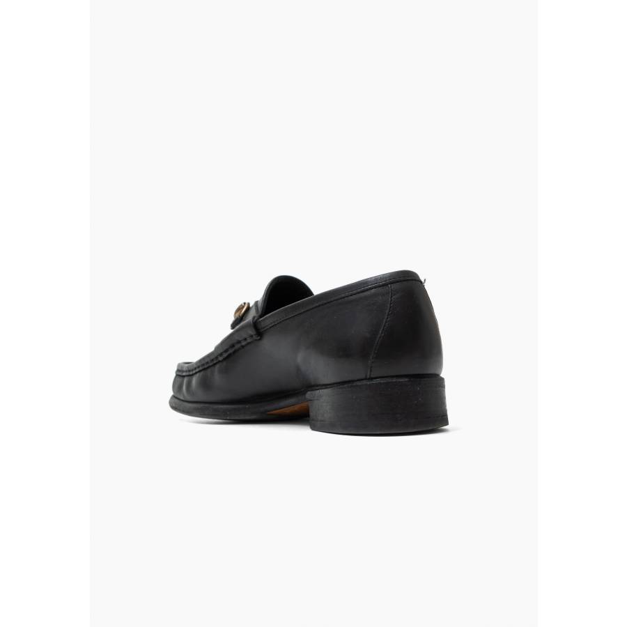 Horsebit black loafers