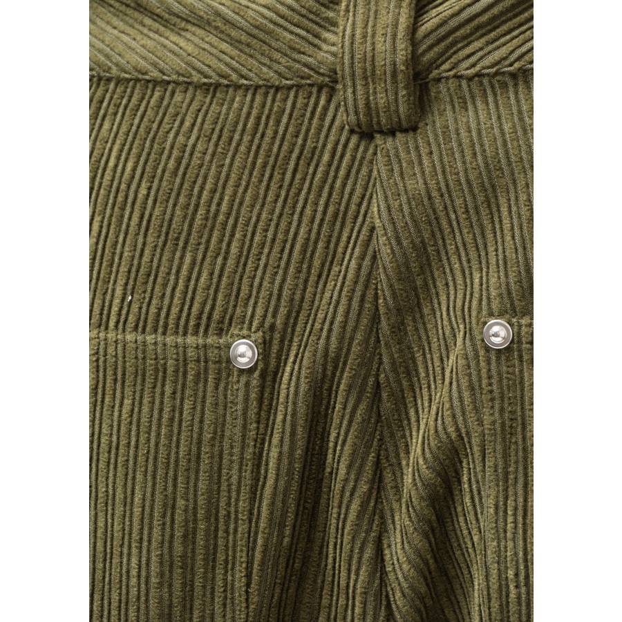 Khaki corduroy cargo pants