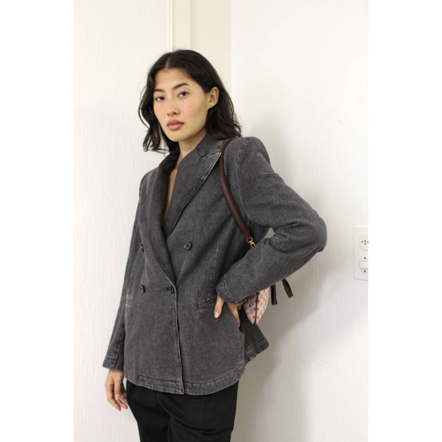 Blazer aus Denim MM6