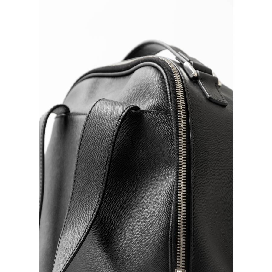 Saffiano Travel leather backpack