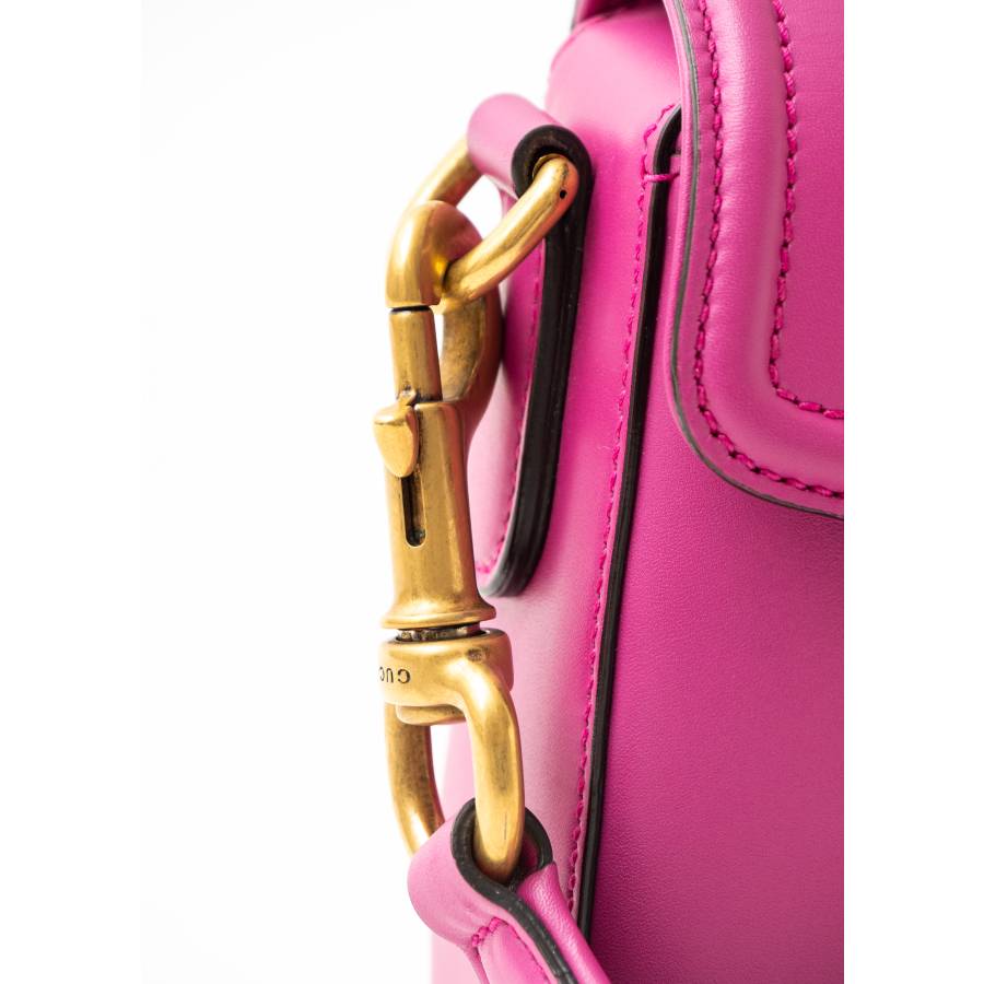 Lady Web bag in pink leather