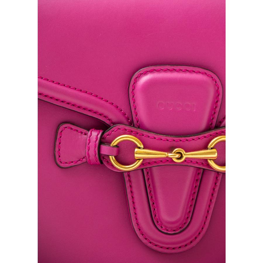 Lady Web bag in pink leather