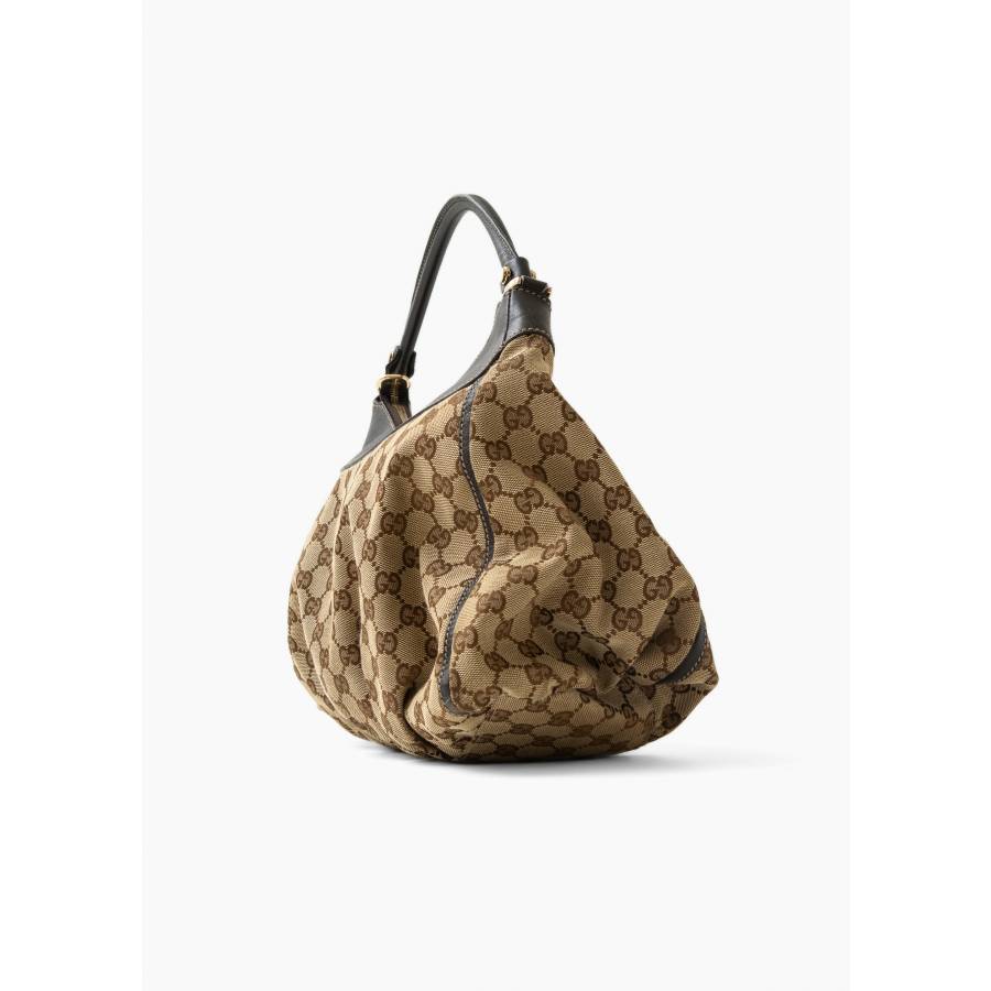 Sac Gucci en toile avec détail D-ring