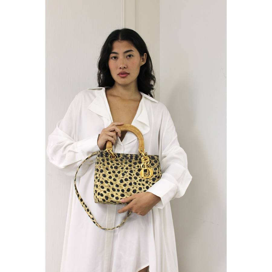 Lady medium leopard print bag