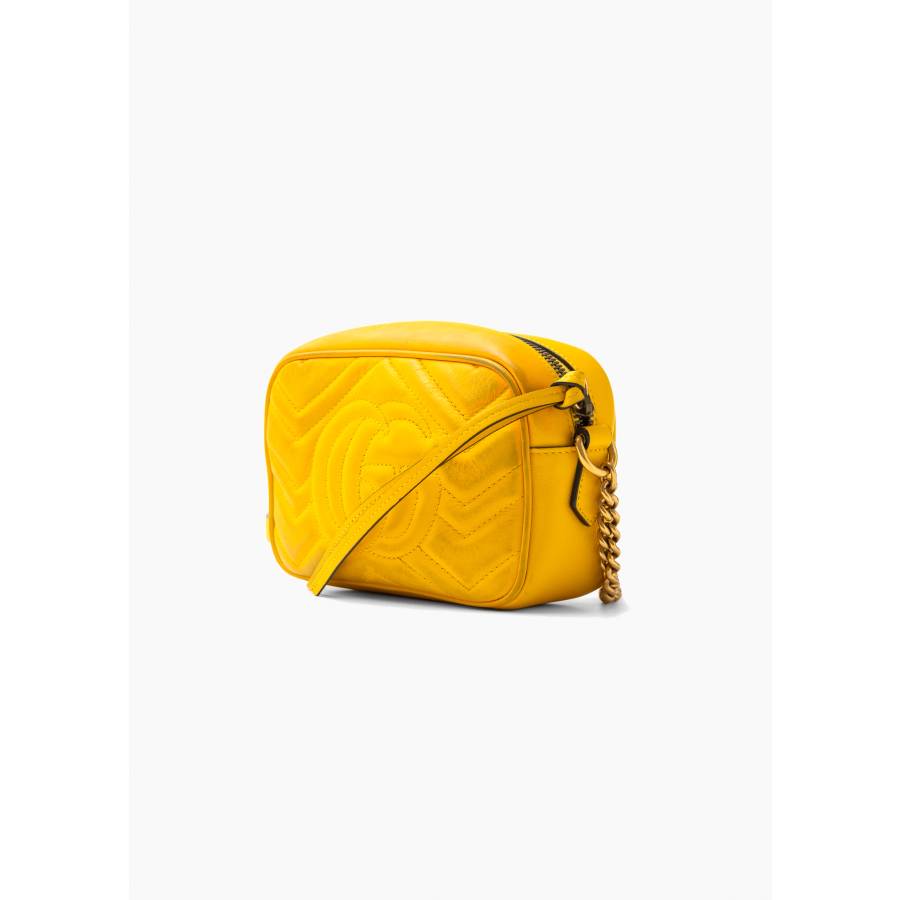 Sac Mini GG Marmont jaune