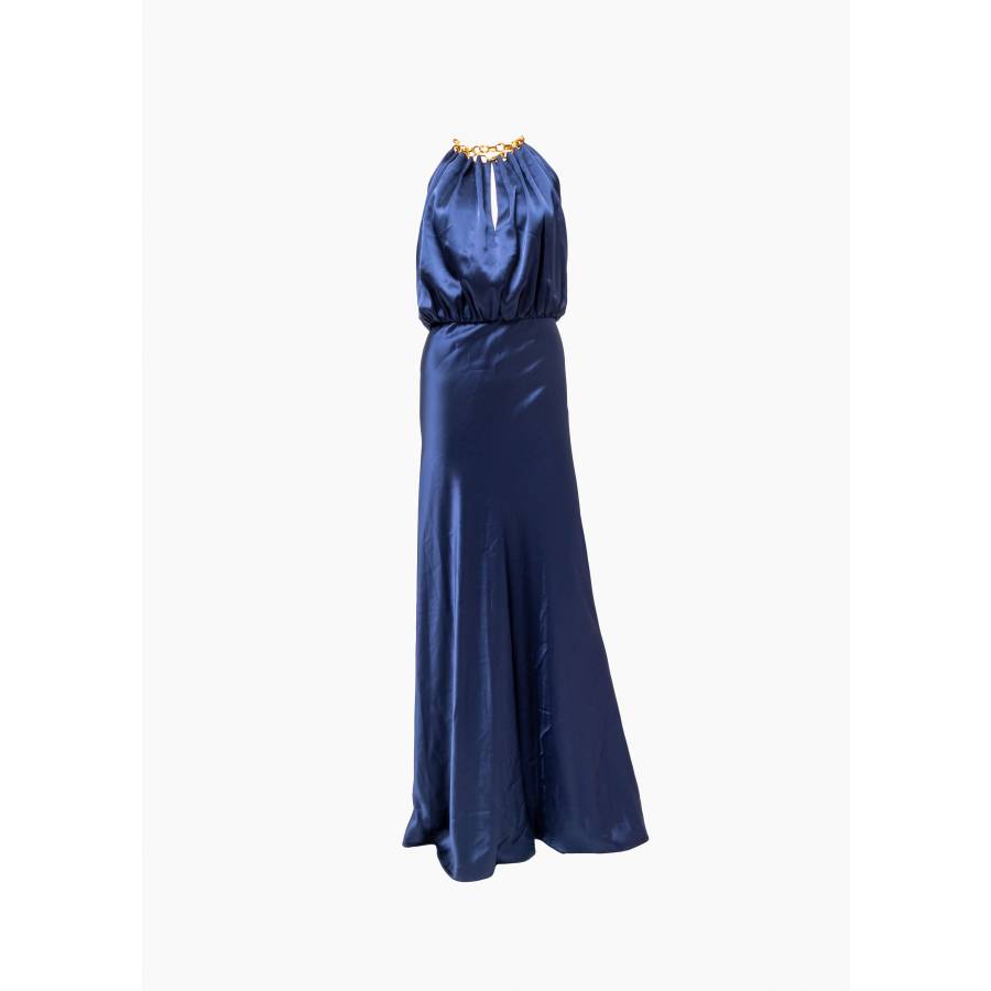 Maxikleid marineblau