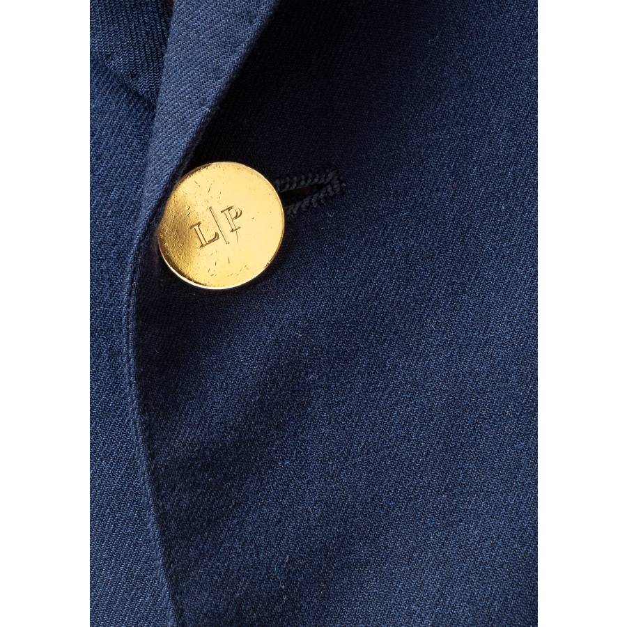 Navy blue cashmere blazer