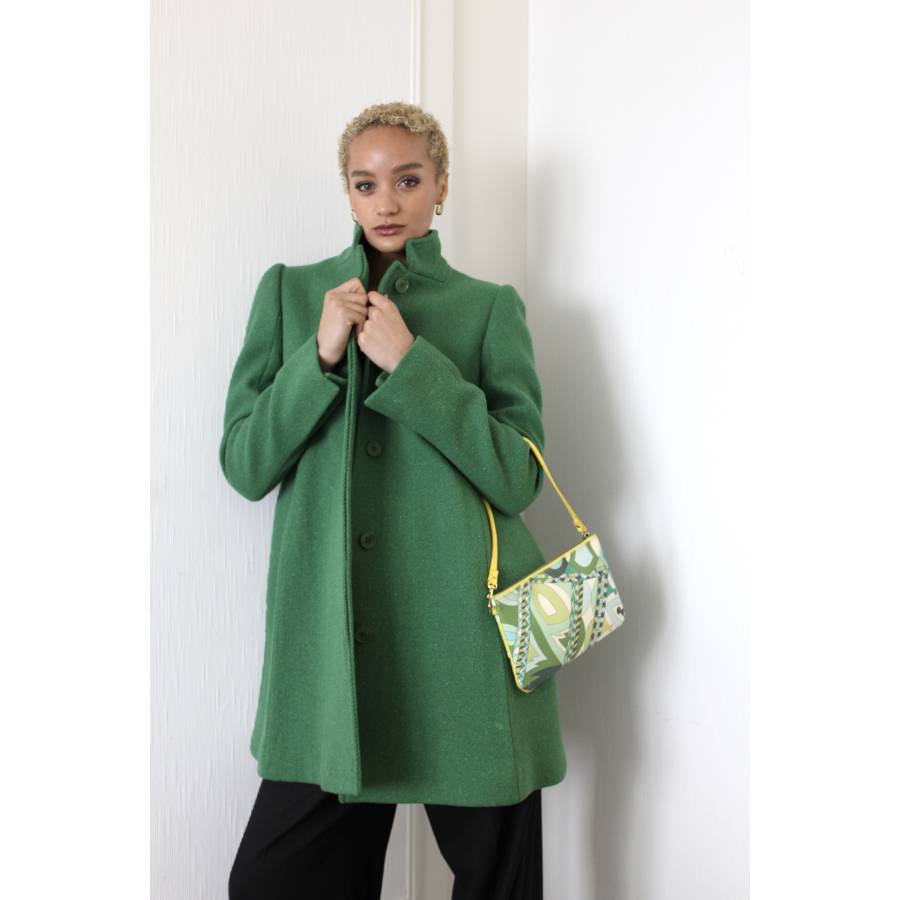 Green coat