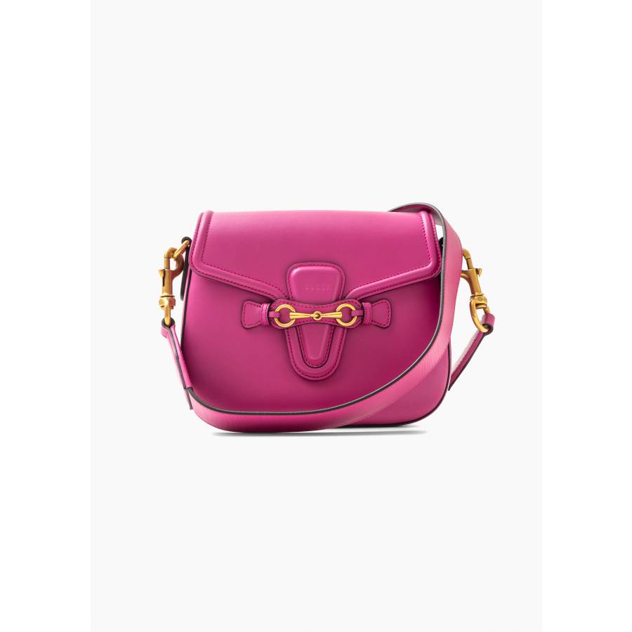 Lady Web bag in pink leather