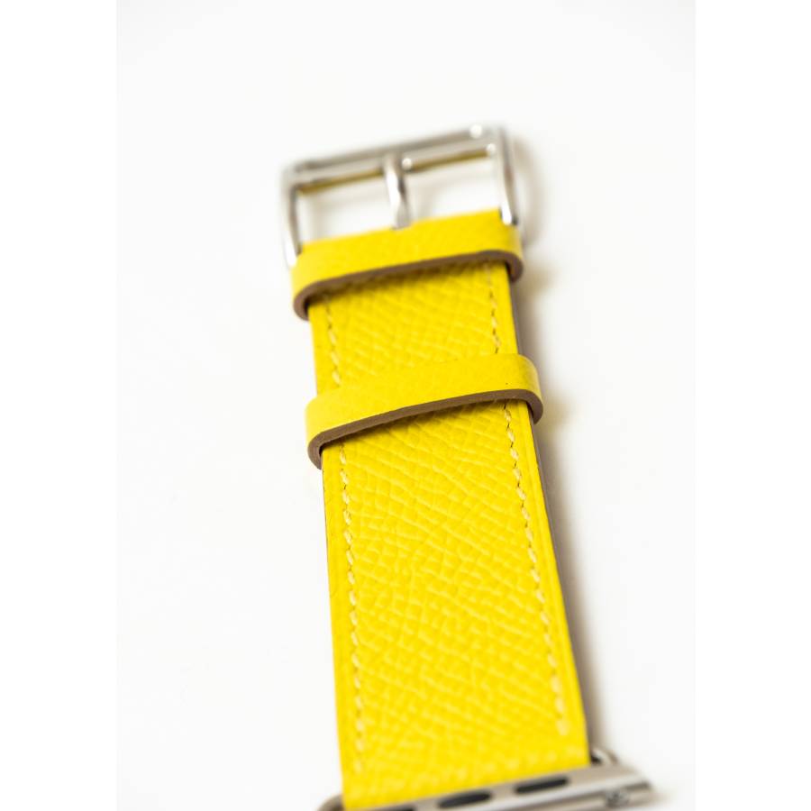 Apple Watch Simple Tour bracelet in yellow leather