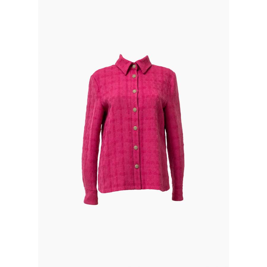 Veste en laine rose