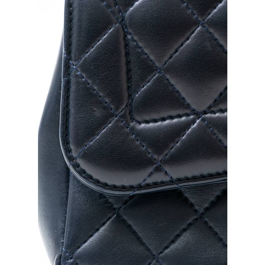 Sac matelassé bleu marine