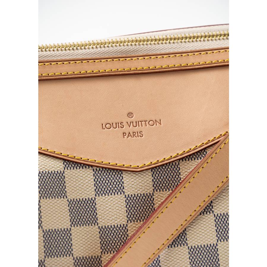 Sac bandoulière Siracusa en toile damier