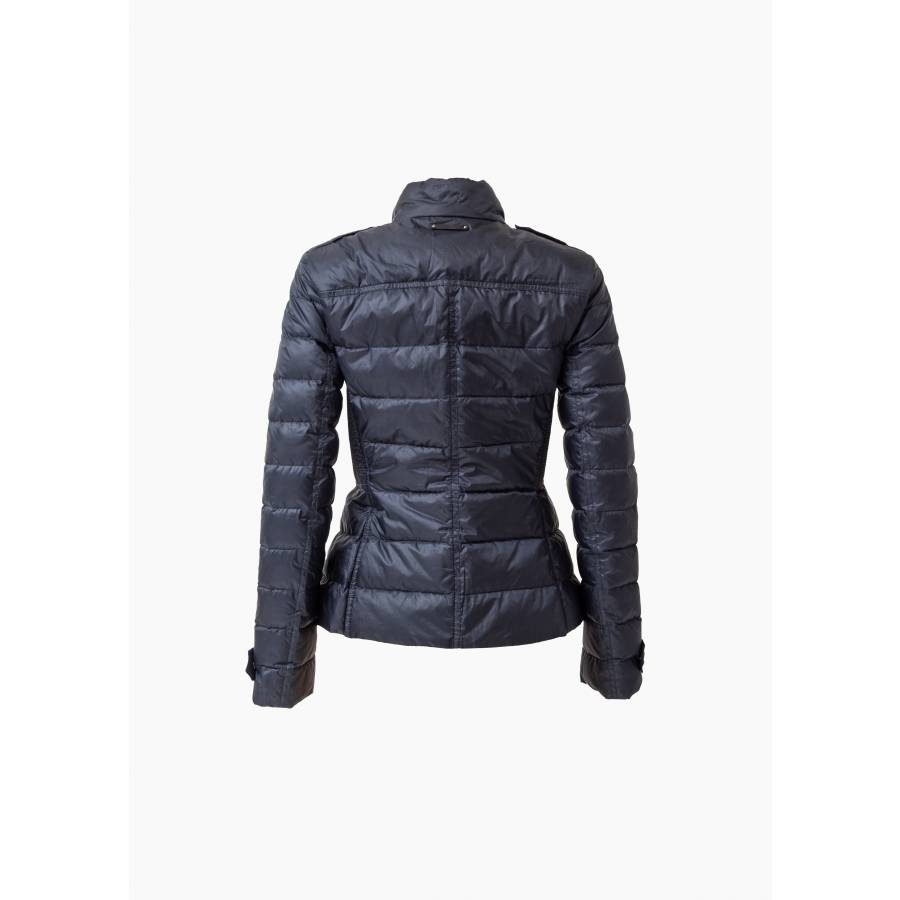 Kurze Daunenjacke marineblau