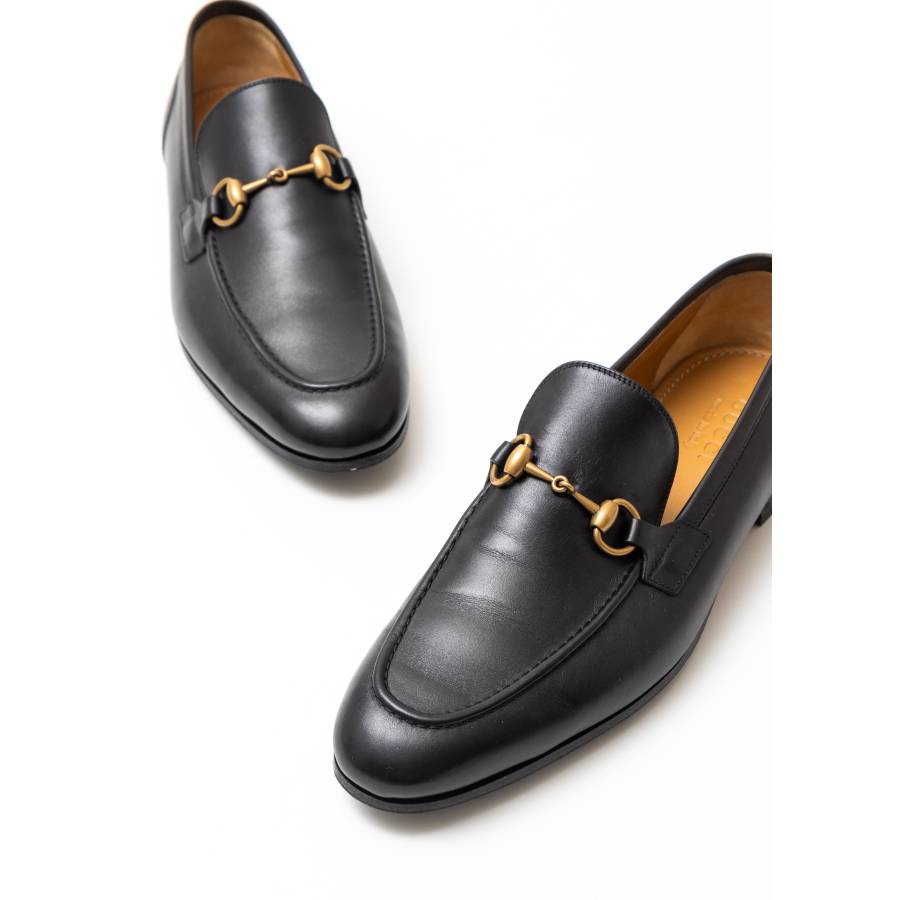 Jordann black loafers