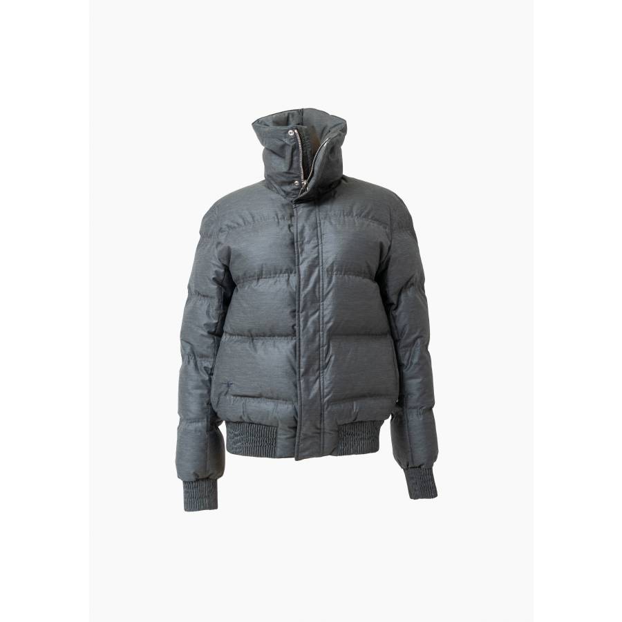 Grey down jacket