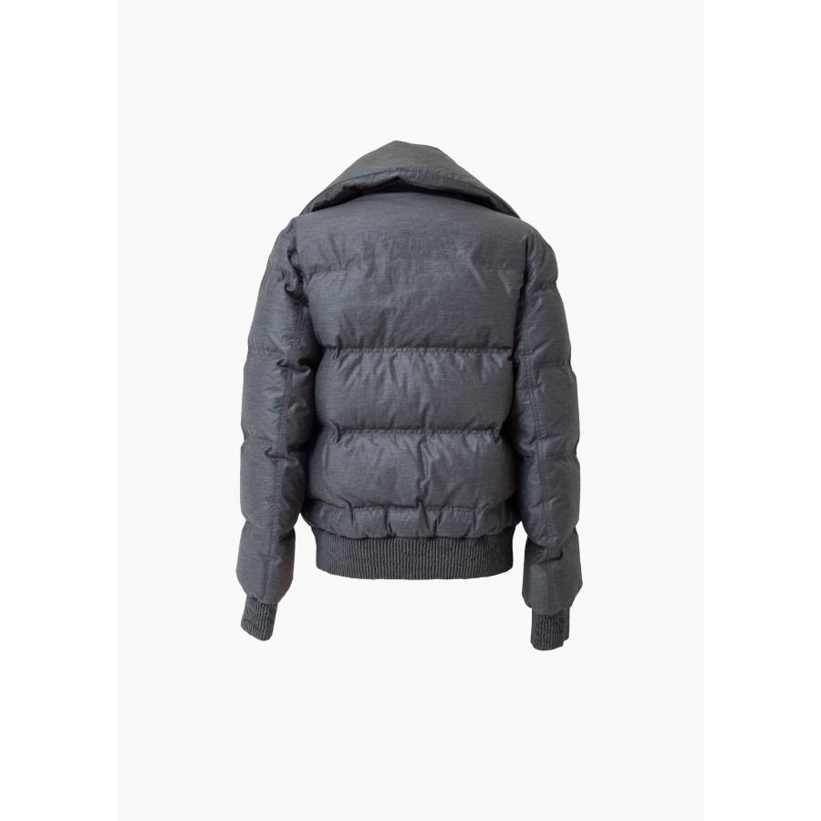 Grey down jacket