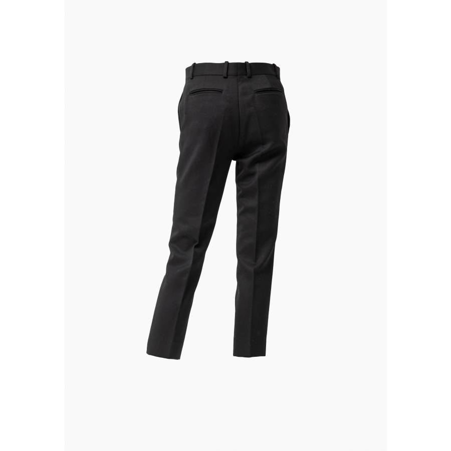 Black wool pants