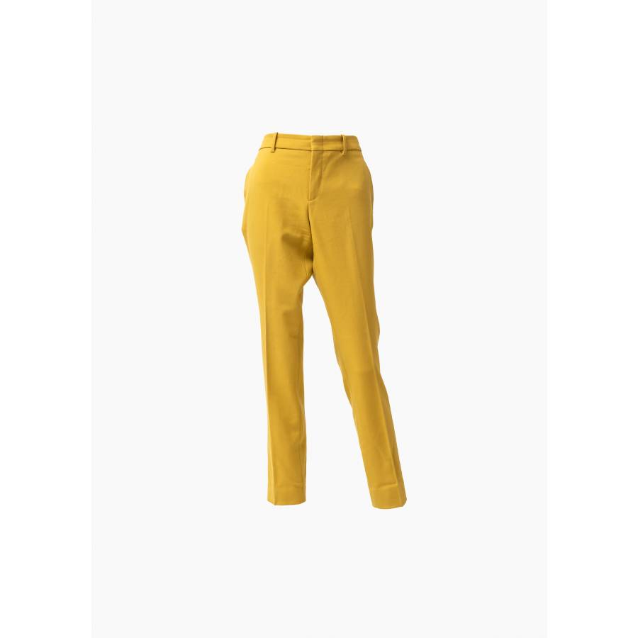 Pantalon à pinces jaune