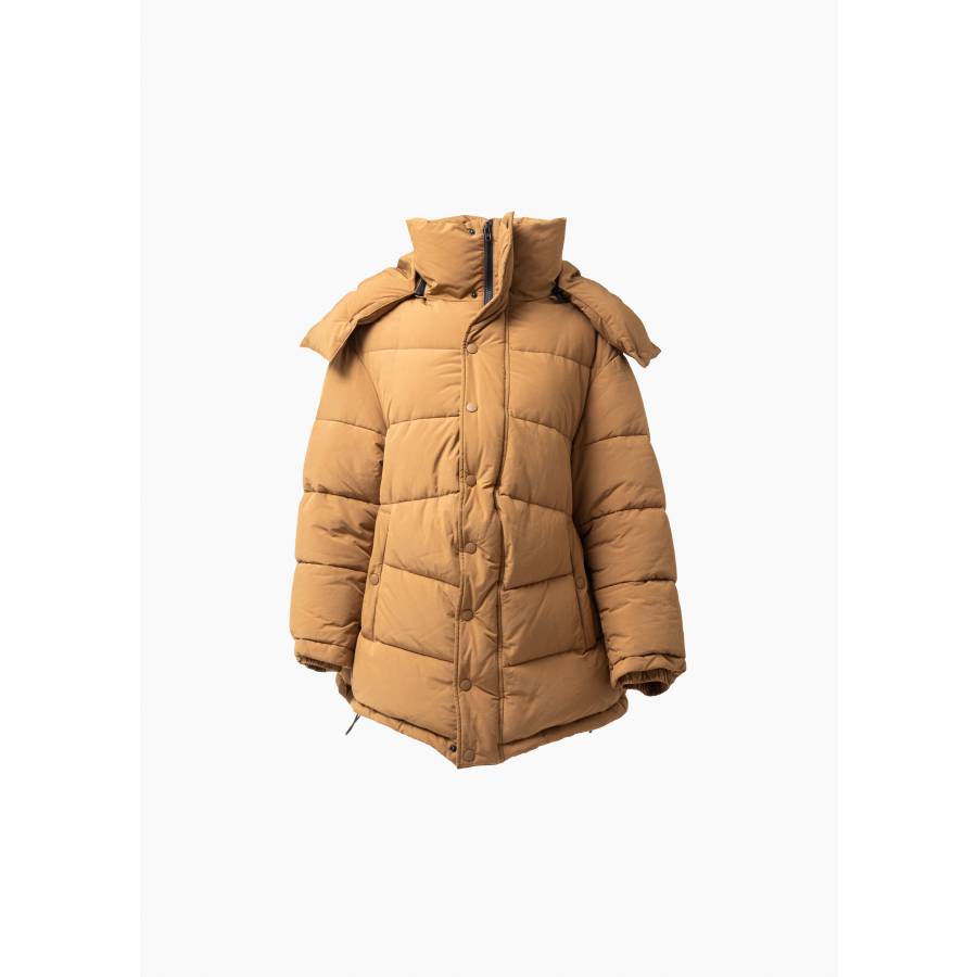 Brown down jacket