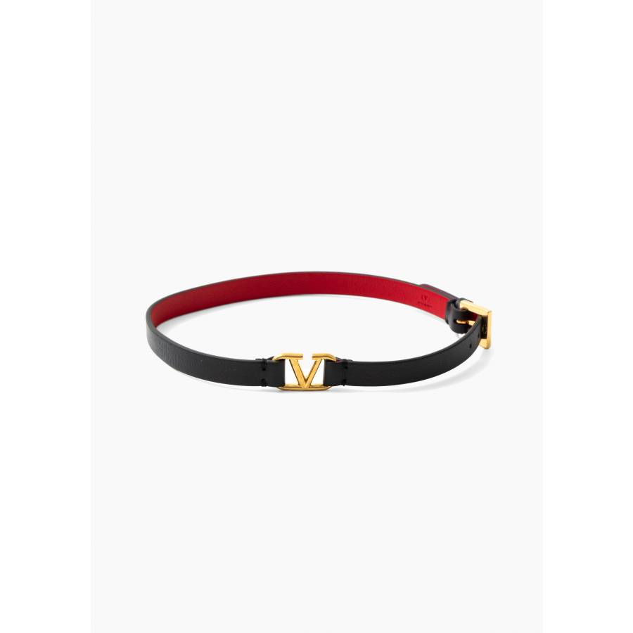 Garavani Signature VLogo bracelet in calfskin