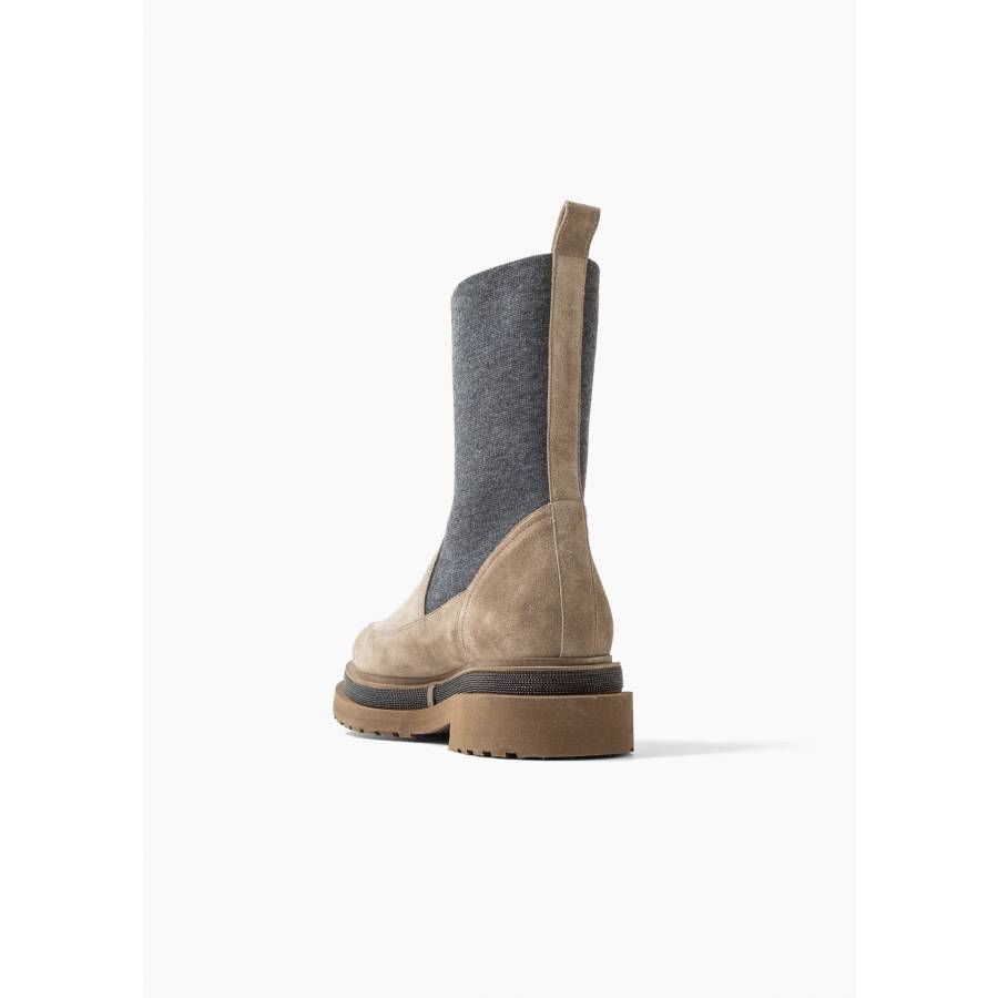 Chelsea suede boots