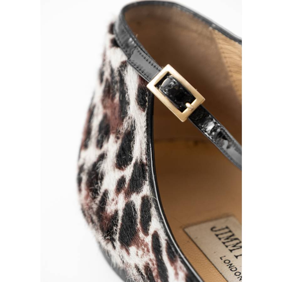 Leopard print ballerinas