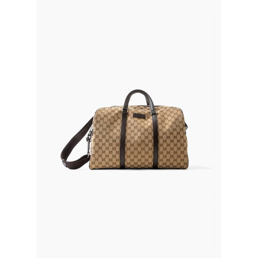 Sac de voyage Boston Duffle beige et marron