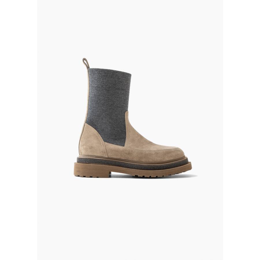 Chelsea suede boots