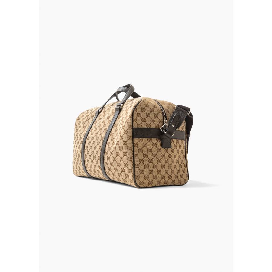 Sac de voyage Boston Duffle beige et marron