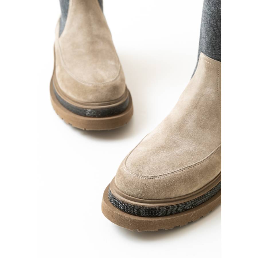 Chelsea suede boots