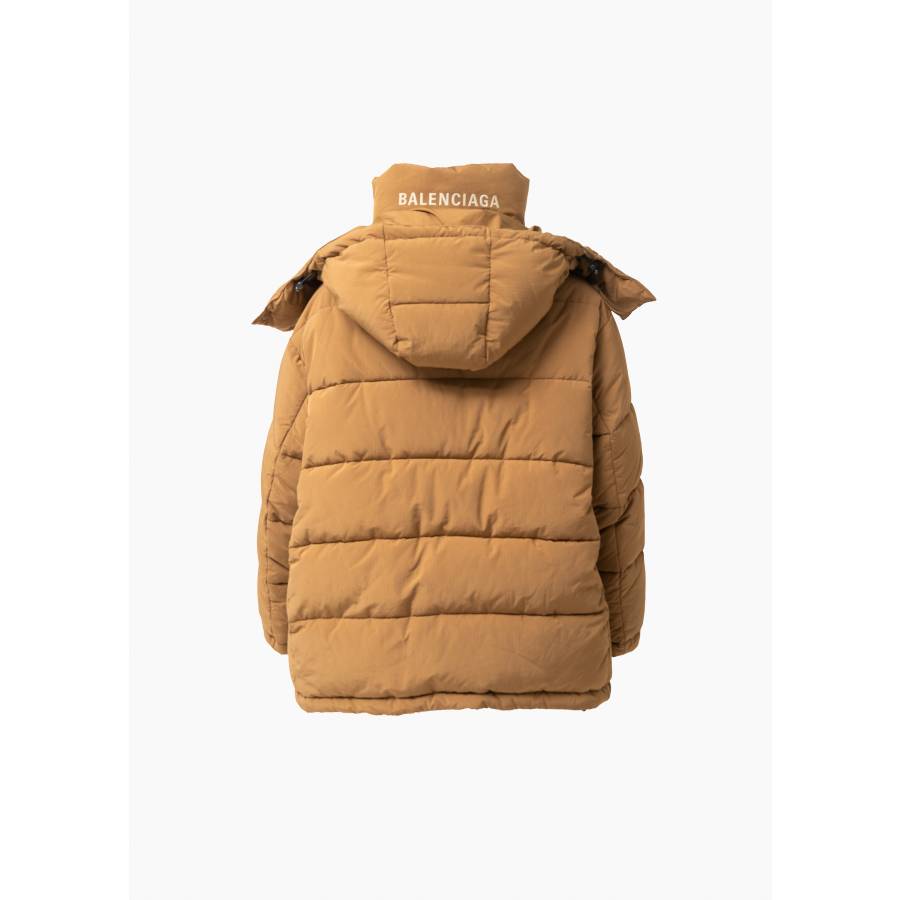 Brown down jacket